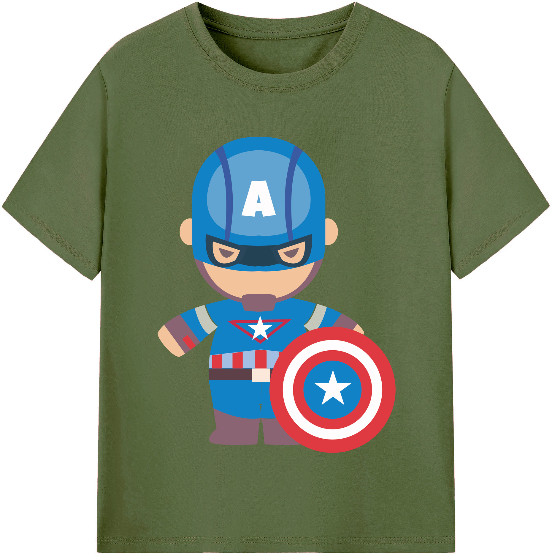 （画像用） アベンジャーズ The Avengers 綿100％半袖Tシャツ（フロントプリント）